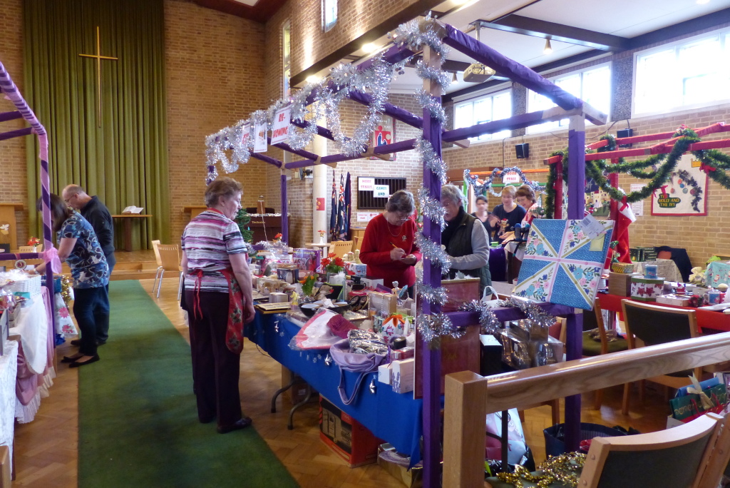 Christmas Fair Stalls Southwick Methodist Church